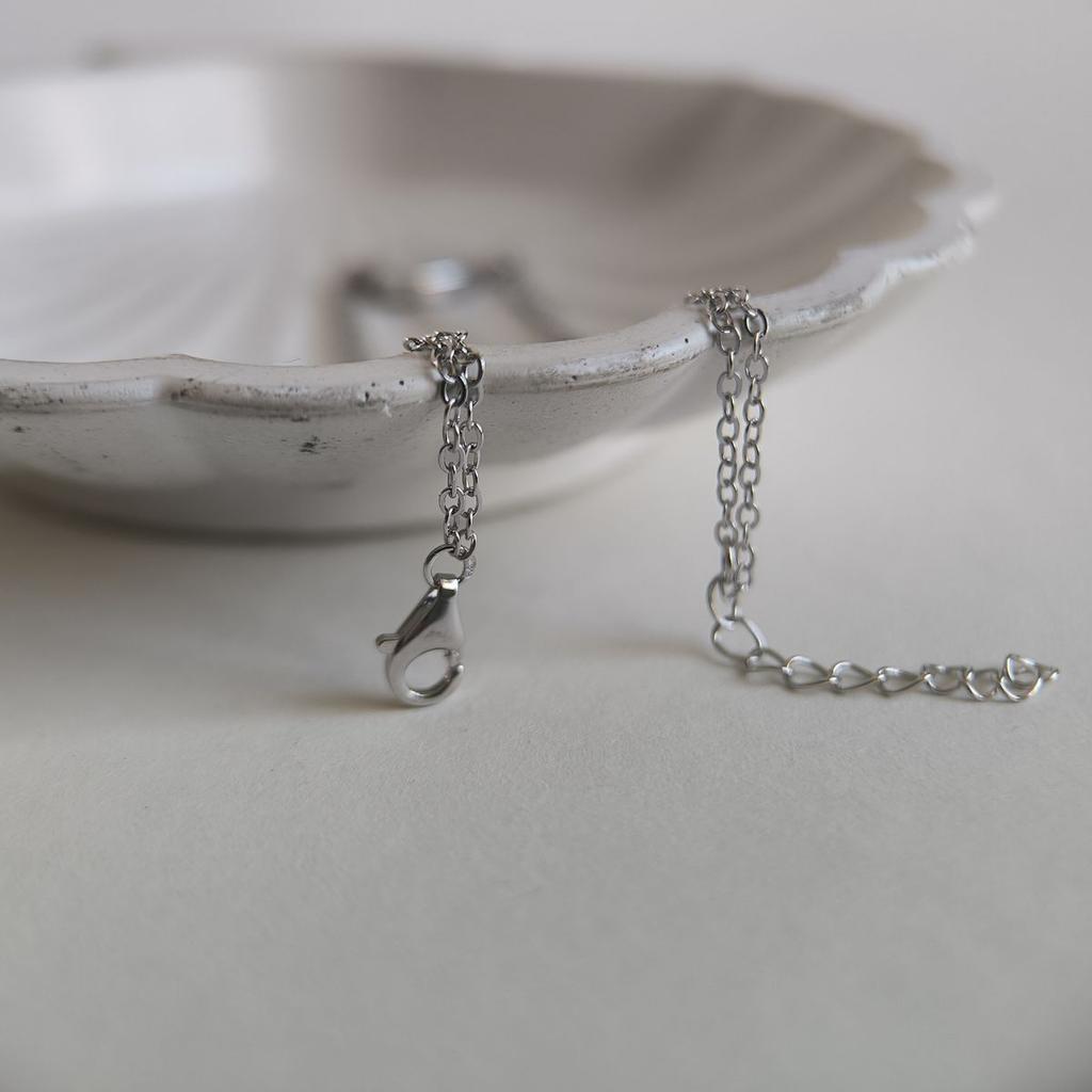 Серебряный браслет с натуральным перламутром, вес изделия 2,01 гр (2184591)