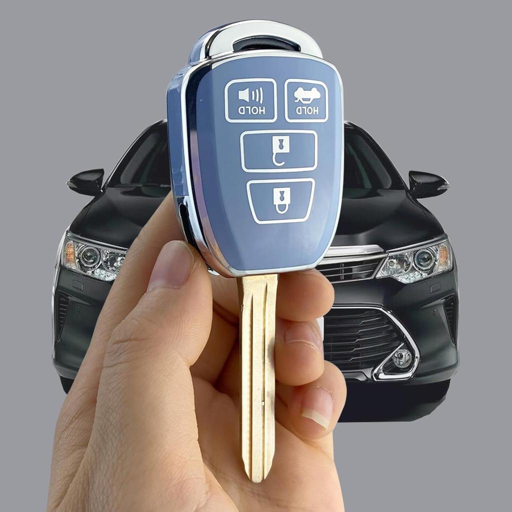 Чехол для брелока, совместимый с Toyota Highlander Camry RAV4 Corolla Tacoma Avalon Venza Yaris, аксессуары в виде ракушки