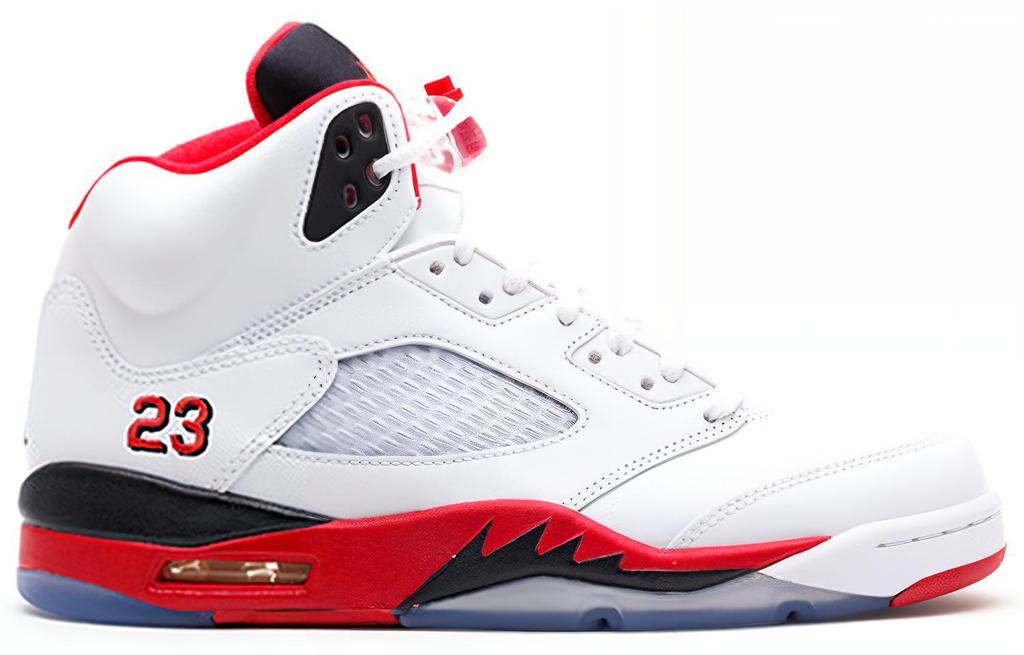 Jordan 5 Ретро Огненно-красный Черный Язык 2013 136027-120