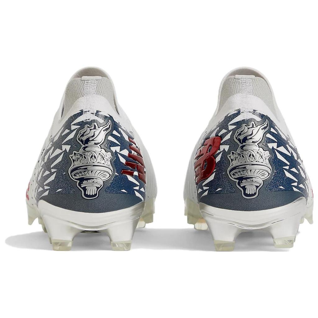 New Balance Кроссовки унисекс Timothy Weah x Tekela v4 Pro Low FG Queens Finest Белый Красный Синий ST1FLGC4