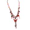 Les Trésors De Lily [E4355] - Дизайнерское колье «Мулан» красный/Красный