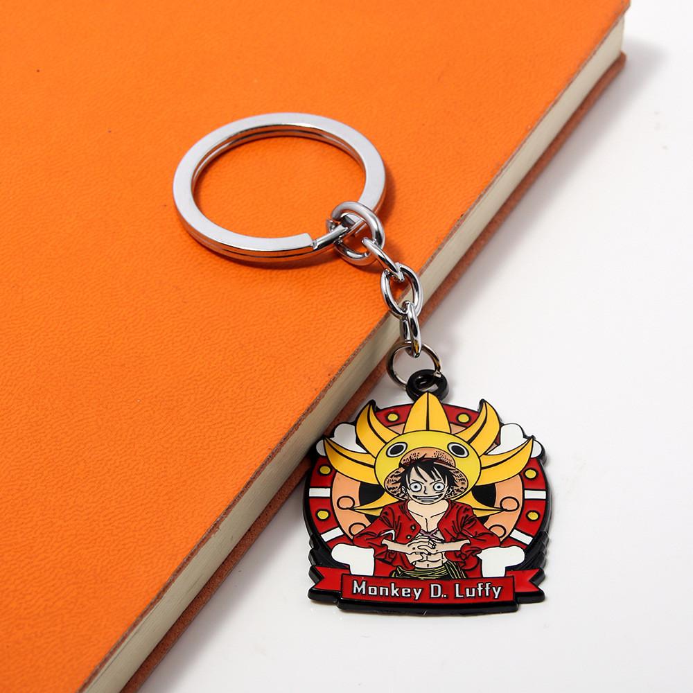 Ключница One Piece Monkey D Luffy Металлический кулон В качестве подарка и сувенира