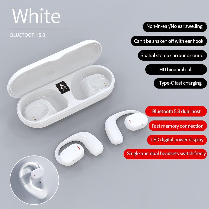 Оригинальные наушники VAORLO TWS JS270, Bluetooth 5,3, безболезненное ношение, гарнитура, умное сенсорное управление, Hi-Fi, тяжелые басы для спортивных наушников