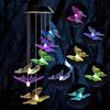 Solar Wind Chime Light Butterfly Light with LED Waterproof and Durable Home Decoration Solar Wind Chime Hanging Light