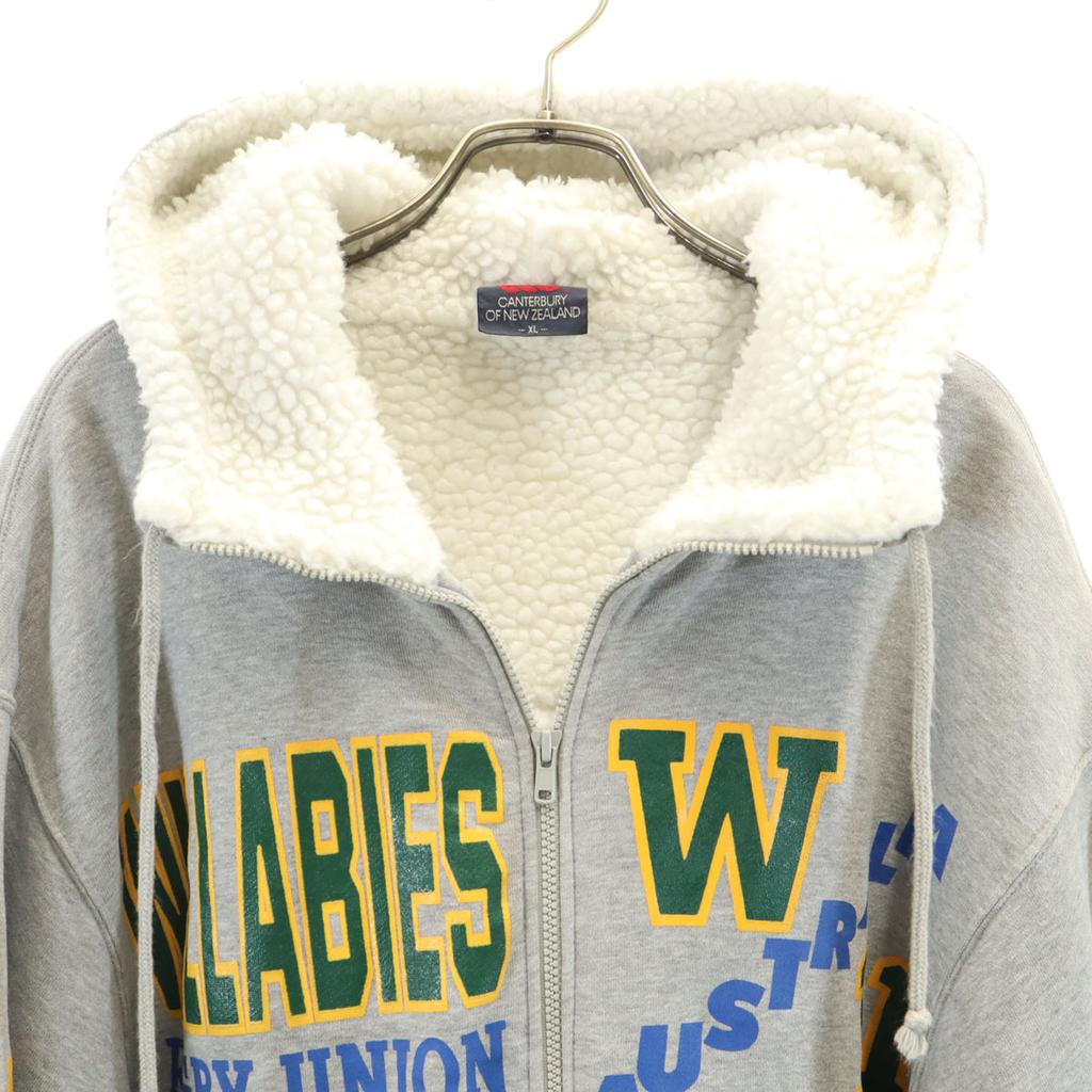 CANTERBURY OF NEW ZEALAND Толстовка с длинным рукавом на молнии XL Стеганая спинка Мужская Б/у