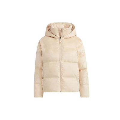 Однотонная повседневная теплая куртка-пуховик с капюшоном зимняя женская куртка Off-White H20808