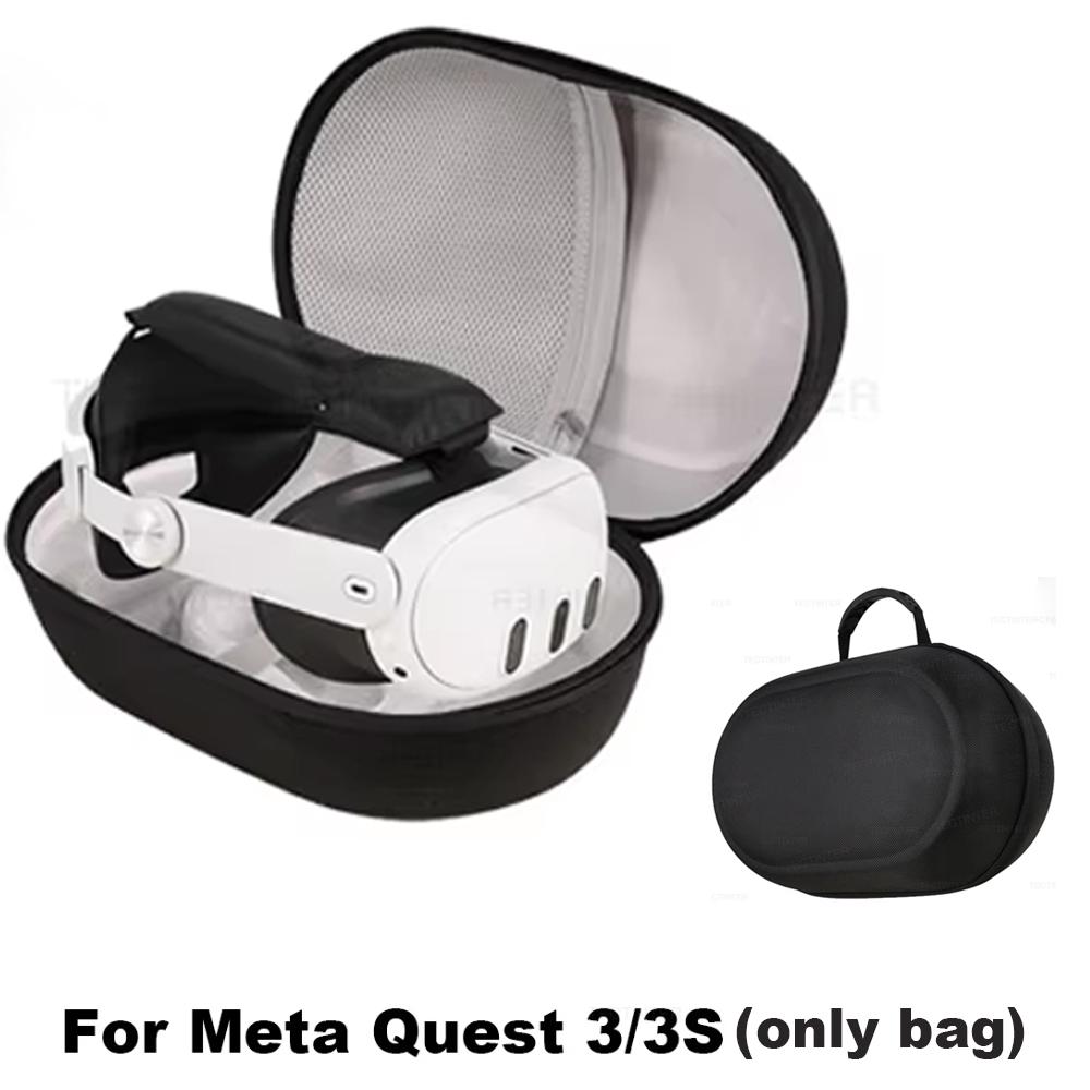 Жесткий кейс для VR-очков Meta Quest 3, портативная сумка для хранения, дорожный чехол для VR-гарнитуры Quest 3S, аксессуары для контроллеров