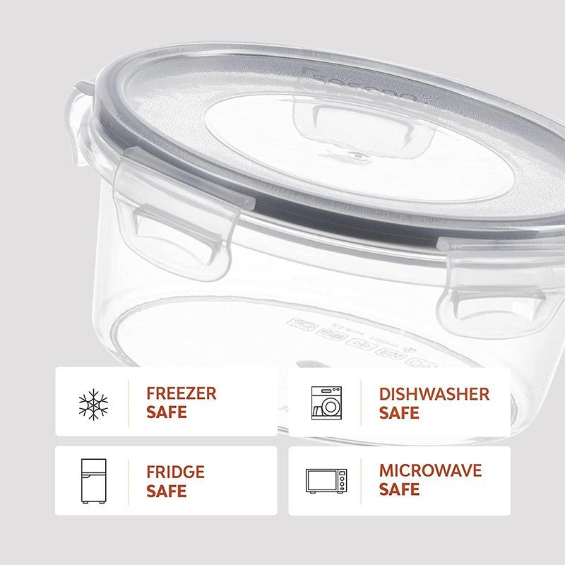 Plastic Sealed Box Set, Kitchen Refrigerator, Transparent Sealed Fresh-keeping Box, Miscellaneous Grain Container, Fresh-keeping Storage Box