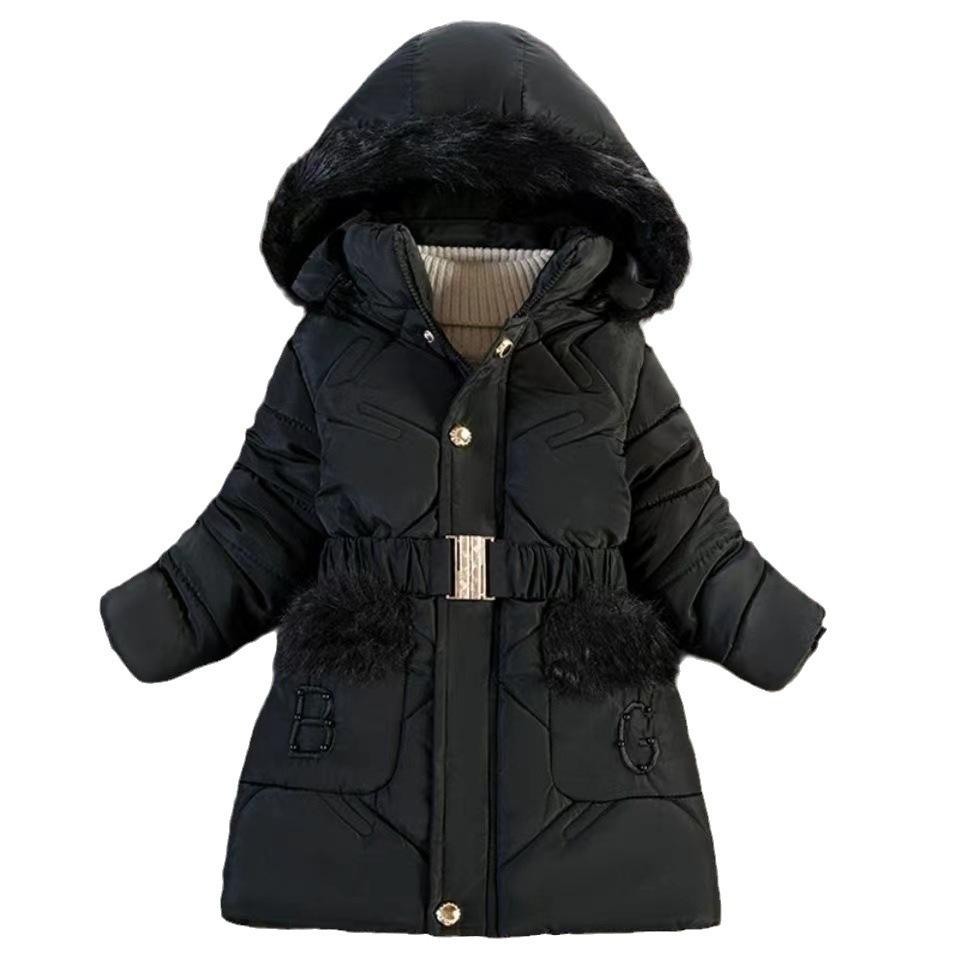 Модные зимние куртки для девочек, пальто, детская одежда, куртки для девочек, верхняя одежда для детей с длинным рукавом