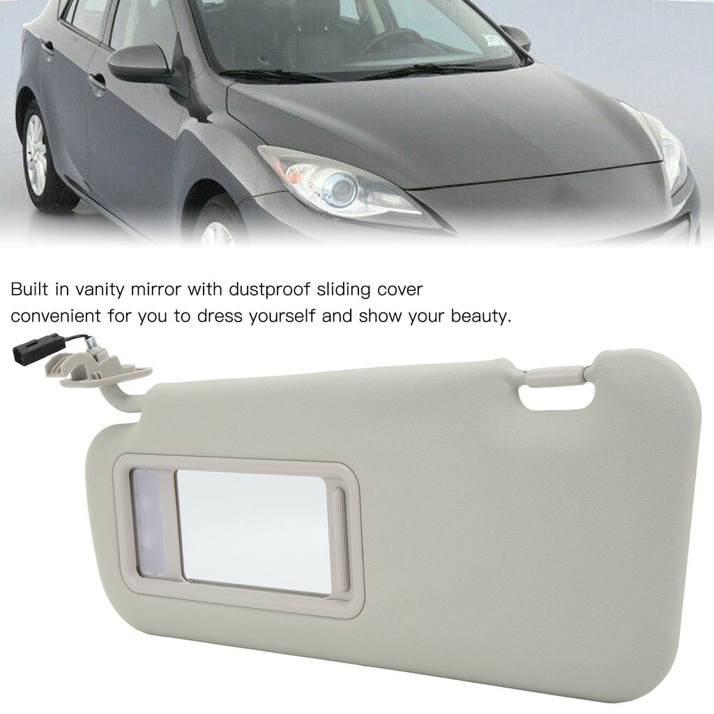 Left Driver Side Sun Visor Interior BBM2 69 320C 75 Replacement for  3 Hatchback 2010‑2013 Left Sun Visor BBM2 69 320C 75