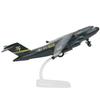 Diecast Alloy Aircraft C-17 Transport Airplane Model Toy Pull Back with Display Light Music Simulation Military Model Present