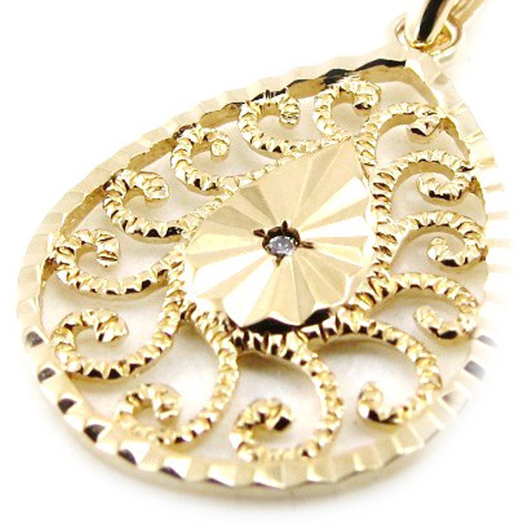 Les Trésors De Lily [J0061] - Gold Plated 'Choreography' Pendant - 28x16 Mm