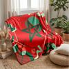 Morocco Football Printed Flannel Blanket Skin Friendly Warm Decorative Throw for Indoor Couch Bed Daily Use