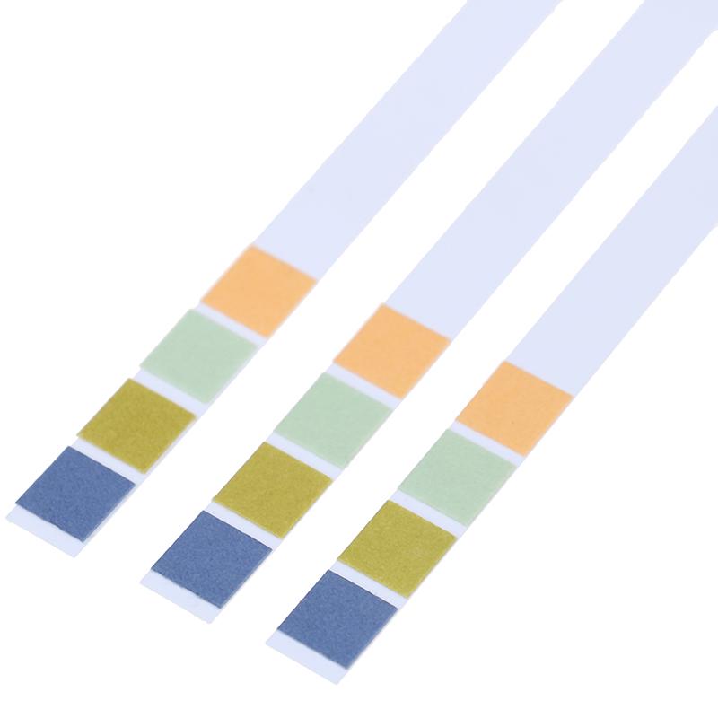 Универсальные бумажные полоски для измерения pH, измерение кислотного и щелочного уровня, полный диапазон 0–14