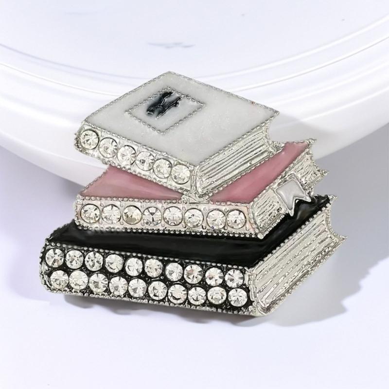 Прочная эмалированная брошь со стразами и сверкающими камнями для стойкого цвета и блеска в аксессуарах