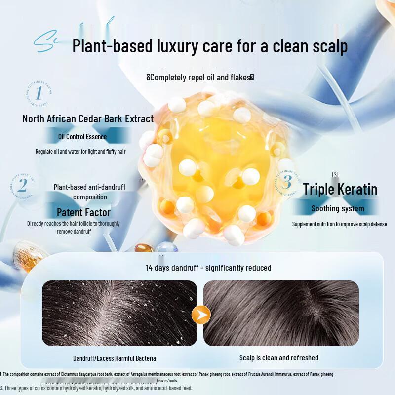 VS Amino Acid Fragrance Oil Control Anti-Dandruff Shampoo