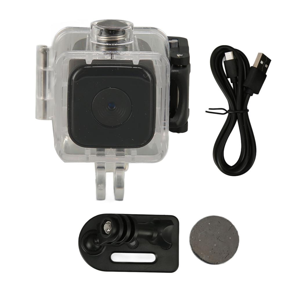 Mini Waterproof Camera HD 1080P Infrared Night Vision Multifunctional Mini Action Camera DV Camera for Outdoor Sports