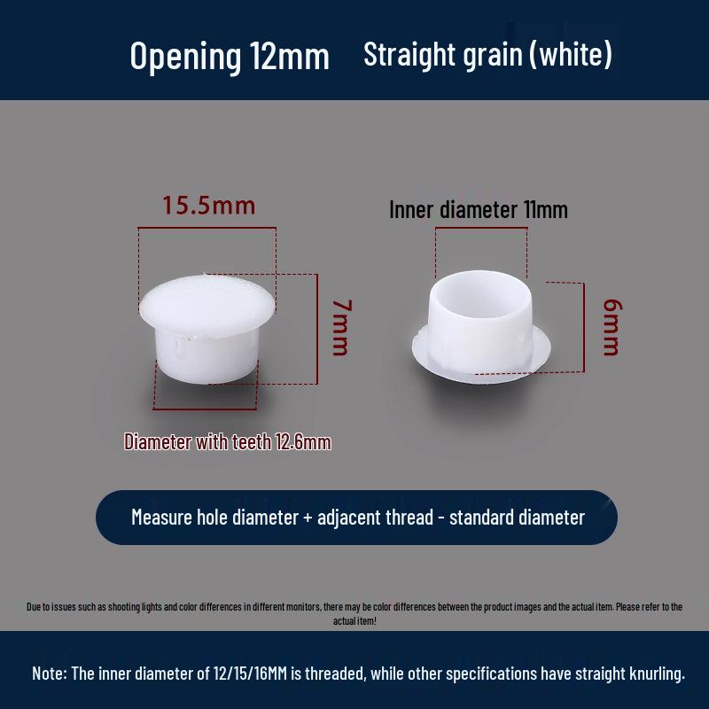 Универсальная круглая декоративная пластиковая заглушка для мебельных петель и отверстий под винты