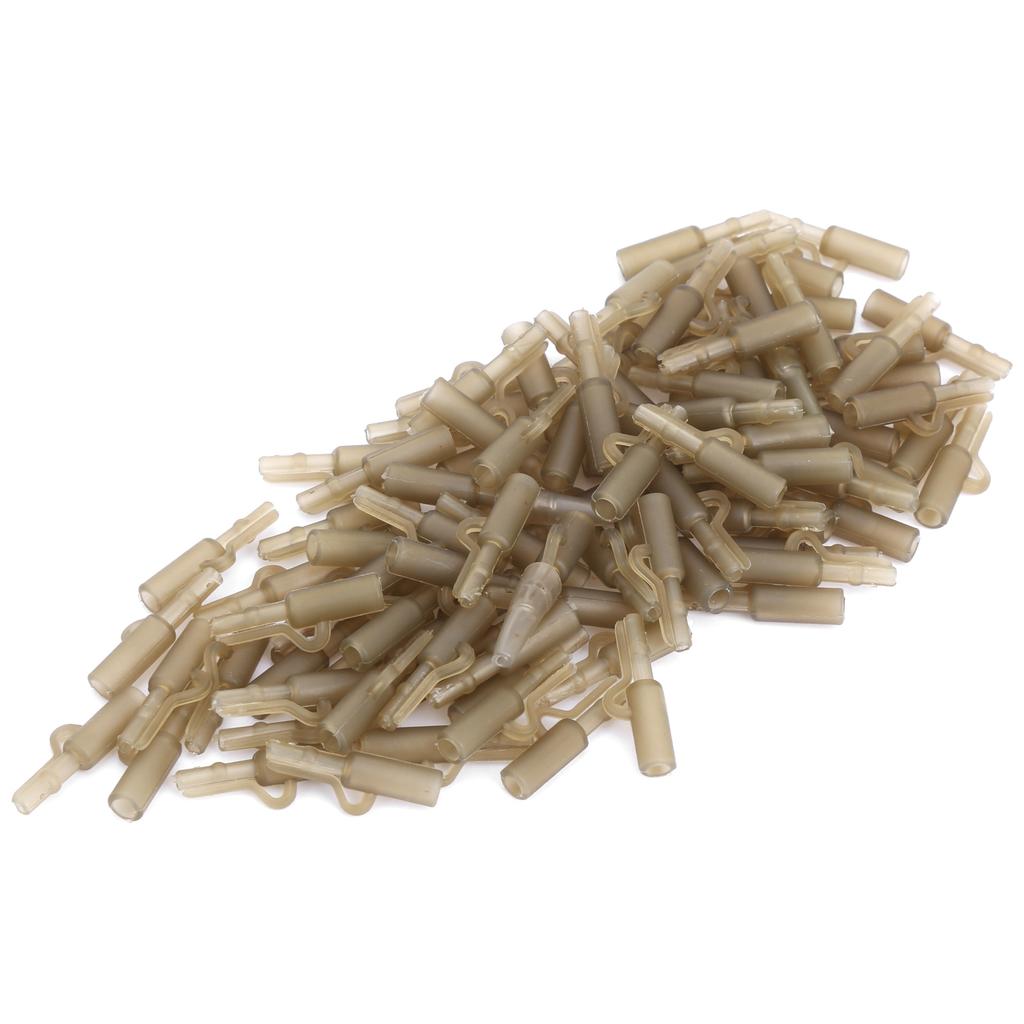 100 Sets 35MM Carp Fishing Fixing Line Connector Sleeve Clip Tackle Accessory