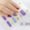 Трехмерная водонепроницаемая не требующая глажки гелевая пленка для ногтей полная наклейка весенне-летняя пленка для ногтей бумага пленка для ногтей бумага