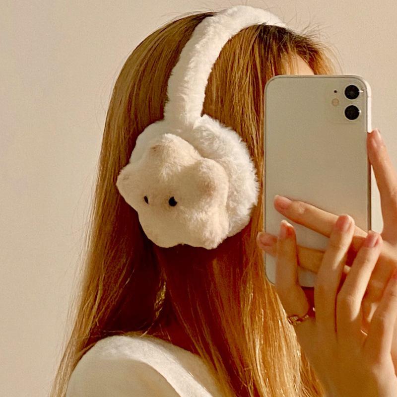 Cartoon Cat Ear Earmuffs For Ladies And Girls In Winter, Warm And Cute, Casual Plush Earmuffs, Comfortable And Soft Earmuffs, Si