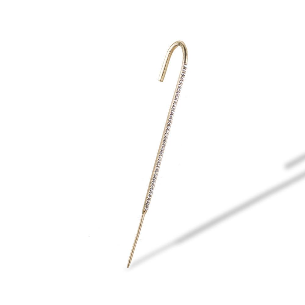 Minimalist Ear Stylish Cuff Earrings With Rhinestones For Weddings Gifts And