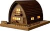 Woody Joe Akari Canadian House Wooden Model Assembly Kit No.3 (Building)