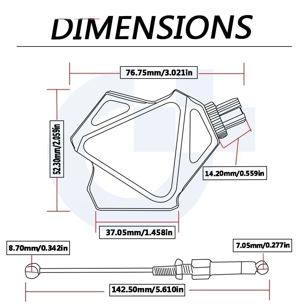 Аксессуары для мотоциклов, мотокросс, грязь, пит-байк, трюковый рычаг сцепления, легко тянущая тросовая система для 250XCFW 350XCFW 250 350 XCFW