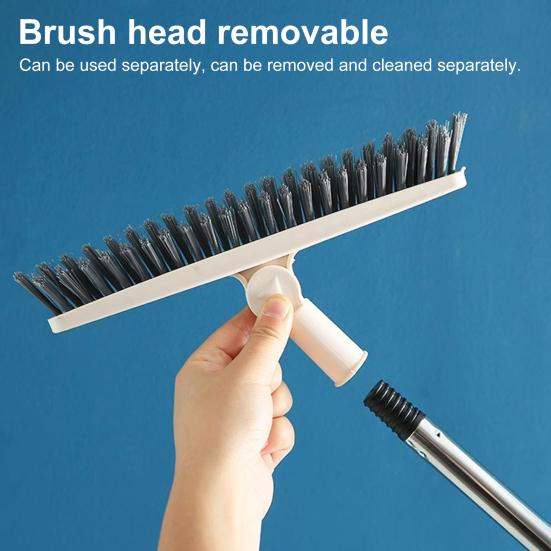 Щетка для пола Эргономичный дизайн Сверхпрочная щетка для пола с длинной ручкой и V-образной головкой Многоцелевое чистящее средство