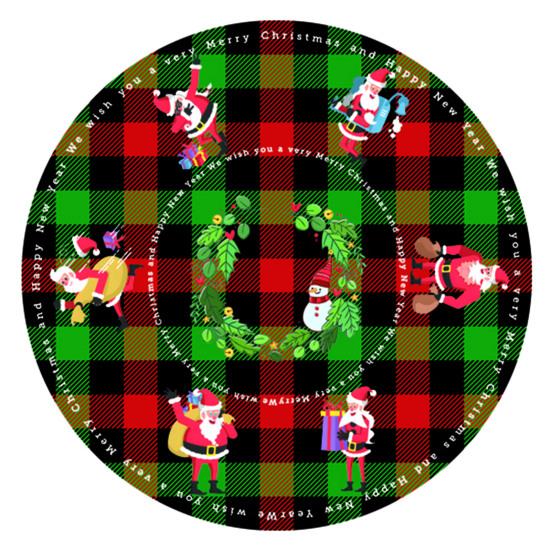 Юбка «Рождественская елка», яркий цвет, простая установка, снежинка, принт лося, круглый большой коврик для рождественской елки, декор