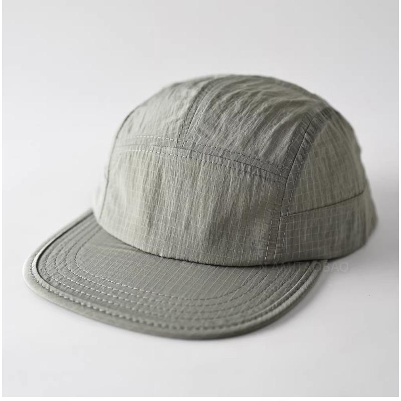 Thin Quick-drying Solid Plaid Soft-brimmed Baseball Caps for Men and Women Summer Leisure Sunscreen Versatile Hip-hop Hat