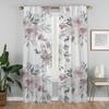 Цветы Домашний интерьер Шторы 2 шт. Гостиная Шторы Разделительные жалюзи Тюль для спальни Кухня Затемнение Элегантный Камера