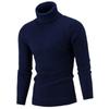 Autumn And Winter Turtleneck Sweater Men'S Trendy Twisted Flower Long-Sleeved Slim-Fitting Men'S Knitted Sweater Pullover Bottoming Shirt