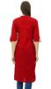 Phagun Cotton Plain Kurti Tunic Mandarin Collar Ethnic Casual Kurta Blouse