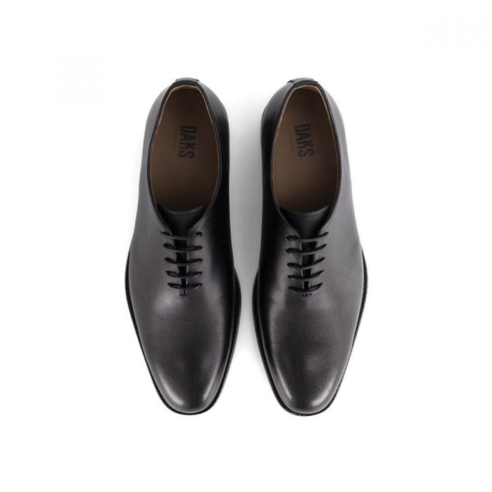 DakS Men S Premium Half Sole Hole Cut Saffiano dreSS ShoeS Dmx652ke10 Black