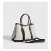 Large Capacity Canvas Tote Bag Women Design Soft Medium Size Shoulder With Zip Pocket ID Slot