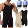 Mens Full Body Shaper Underwear Sleeveless Slimming Compression Bodysuit Shapewear Tummy Control Fajas