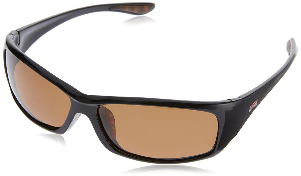 Coleman Polarized with Grip Function CO3020-2 Sunglasses, Black,