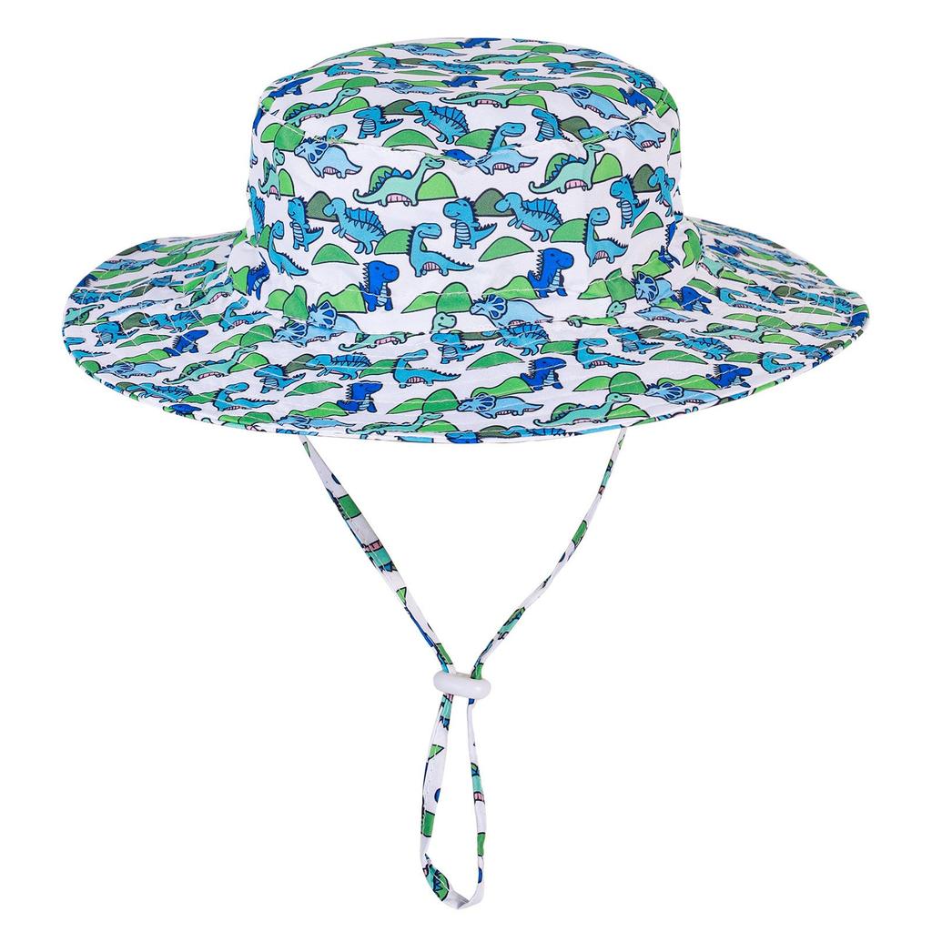 Breathable Adjustable Bucket Hat for Toddlers - Quick-Dry, Windproof, Sun Protection