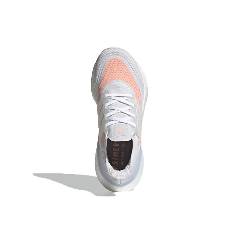 adidas Женские кроссовки Ultra Boost 21 Белый сияющий розовый FY0396