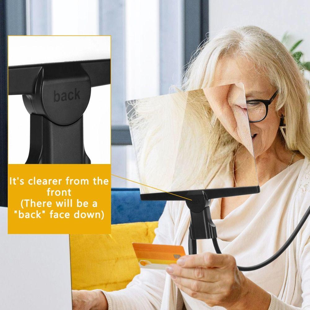 3X HD Fresnel Lens Magnifier Neck Hanging Reading Magnifier Durable Magnifying Glass  Reading