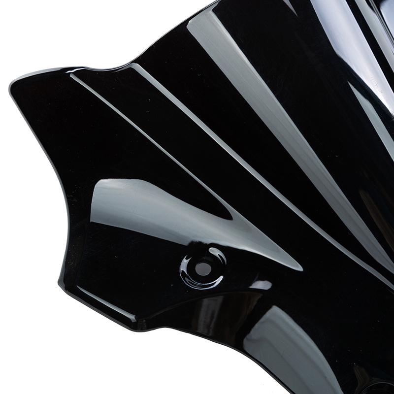 Black Motorcycle Windshield Windscreen Wind Deflector for Kawasaki Z900 2017 2018 2019 ABS Accessories