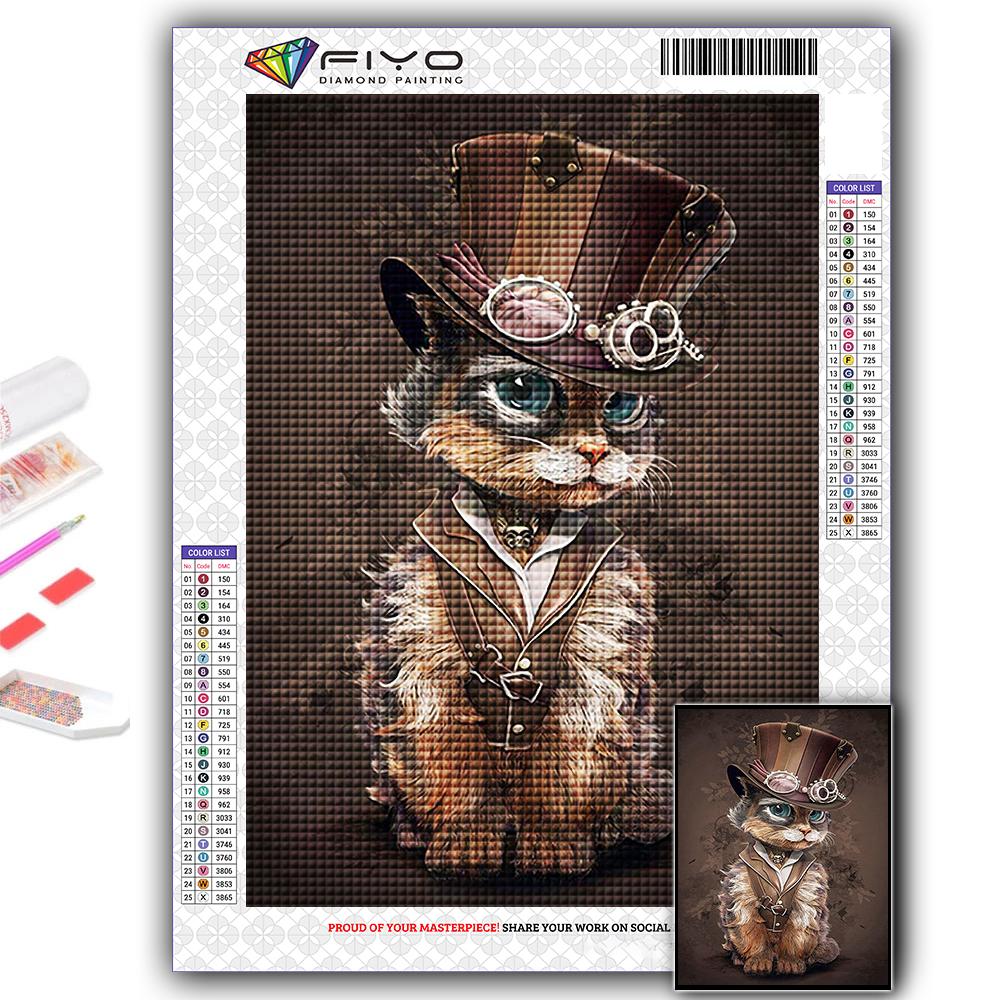 DIY 5D алмазная живопись Черный кот набор для вышивки крестом полная дрель вышивка мозаика художественная картина стразы подарок
