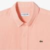 [lacoste] Men's Solid Linen Shirt CH769E-56GUI2