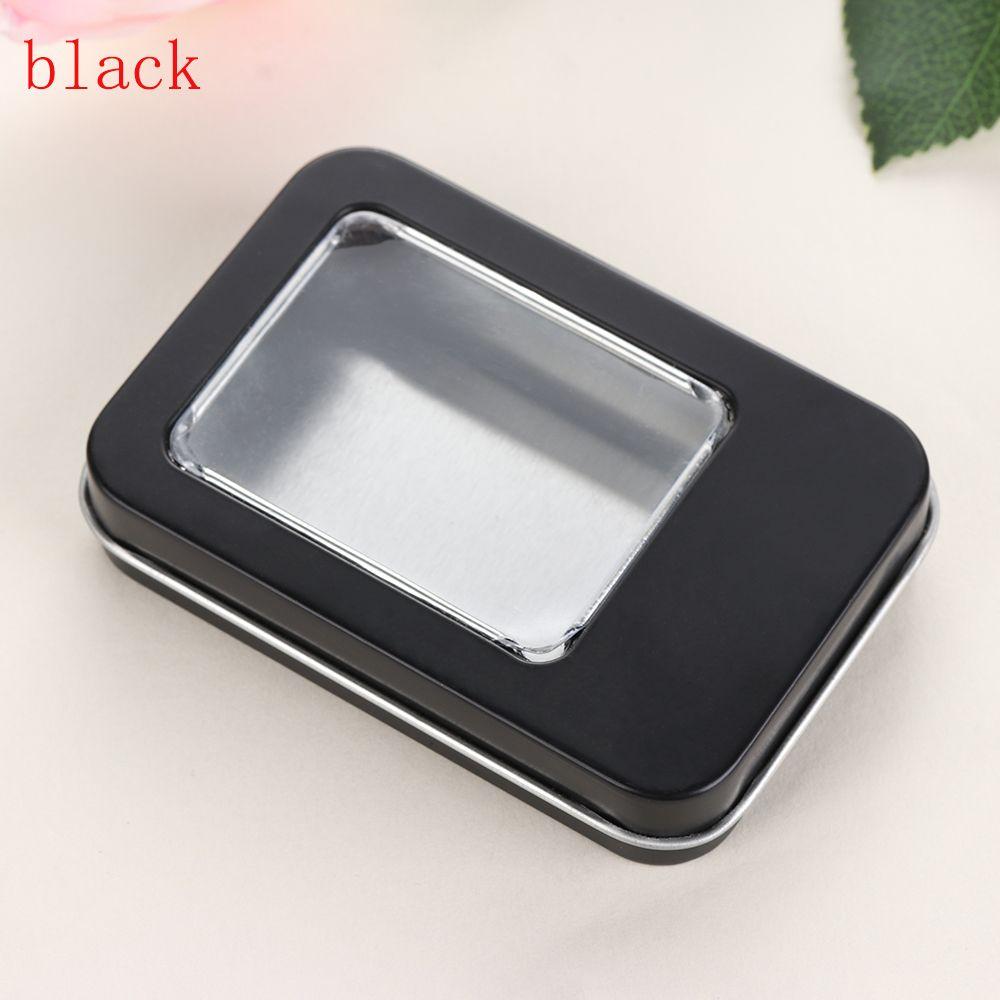 Rectangular Candy Coin Key Storage Boxes Jewelry Dampproof Containers Metal Tin Can Box
