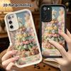 Phone case: 2D flat, suitable for Samsung Galaxy A34 A35 M05 M06 S20 S22 S21 FE Plus 5G protective cases, plush Christmas tree, perfect holiday gift f