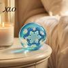 Anti-stress Ball Toy Christmas Clear Stress Toy, Anxiety Relief with Santa Reindeer Stocking Stuffers Tree Snowflake Figure, Soft Squeeze Sensory