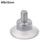 10Pcs Bathroom Transparent Kitchen Holder Rails Nut Suckers Wall Hook Suction Cup Screw Wall Rack