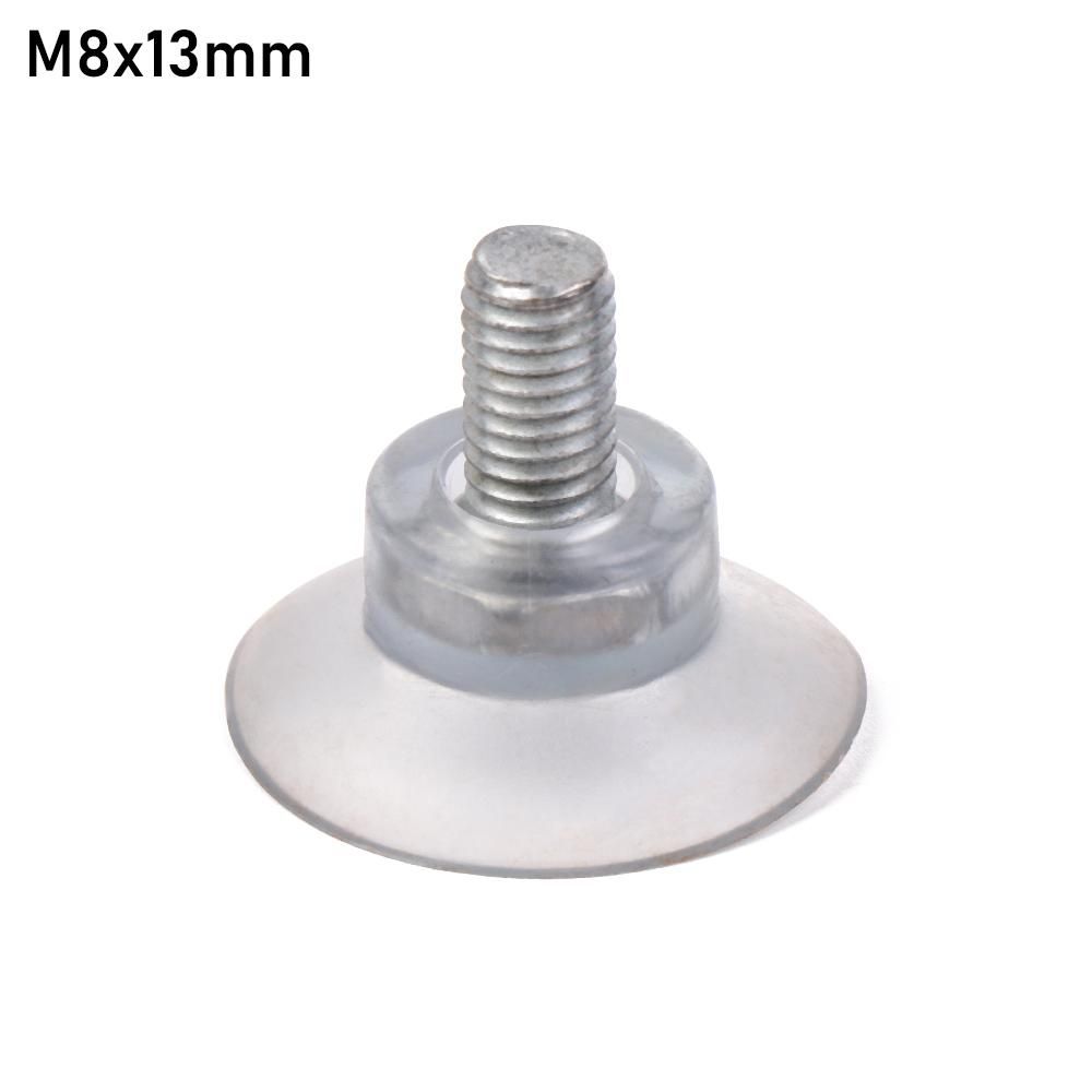 10Pcs Bathroom Transparent Kitchen Holder Rails Nut Suckers Wall Hook Suction Cup Screw Wall Rack