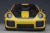 AUTOart Porsche 911 GT2 RS Weissach Package Black Finished Product 78172 1/18 (991.2) Yellow/Carbon